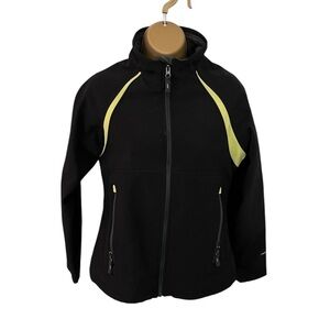 Free Country Women’s Softshell Jacket Black Combo Small